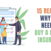 15 Reasons Why You Need to Buy a Health Insurance Blog Featured Image in Which A Man Holding His Wife and a Son is Shaking Hands With A Health Insurance Agent
